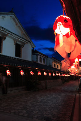 2. White wall townscape (Yanai City old town Kanaya district traditional buidling preservation area)